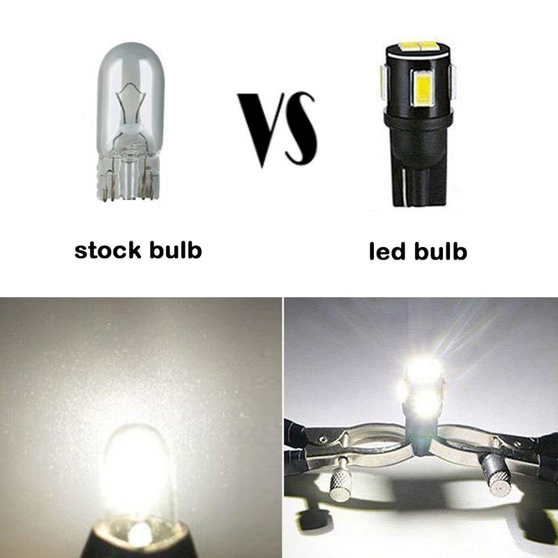 Shangyuan مصابيح LED شانغيوان 906 قاعدة وتد T10 لمصابيح القوارب البحرية تناسب مصابيح المؤخرة ومصابيح المرساة ومصابيح الملاحة ومصابيح الضوء الشامل ومصابيح الصاري للقوارب الكاياك والقوارب الصغيرة والقوارب العائمة DC12V بيضاء (عبوة من 4)  - Image 2